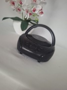 Przenośny Odtwarzacz CD Boombox z Głośnikami Radiem FM Bezprzewodowe Radio