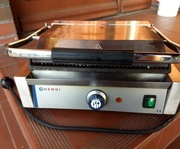 Hendi Grill kontaktowy panini | ryflowany