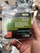 Salki 111420 Omega 20 klamry ogrodzeniowe do drutu napinającego, 200