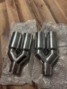 Końcówka wydechu z stali nierdzewnej 76mm