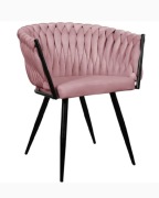 Krzesło tapicerowane róż