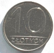 Moneta 10 zł 1986 r. 