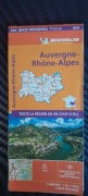 Mapa Owernia-Rodan-Alpy 604 REGIONAL France (MICHELIN) FR/ENG