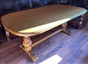 Stół bukowy, okrągły, rozkładany max 6-8 osób