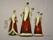 Rodzina ceramicznych Mikołajów