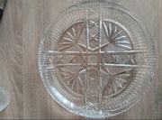 Talerz ozdobny kryształ PRL