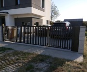 Brama harmonijkowa łamana automatyczna