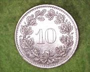 Szwajcaria 10 rappenów 1993