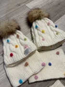 Czapka zimowa 2-4 lata rękodzieło