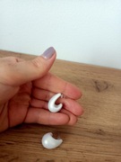 Kolczyki perłowe, białe