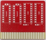 Płytka PCB rozszerzenia pamięci RAM do 64k do Commodore C16 i Plus/4
