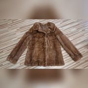 FUTRO/ kurtka  NATURALNA NORKA CAŁA ROZ 40