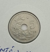 280. Moneta Belgia 5 centów 1931 rok  
