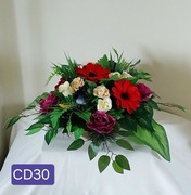 Stroik na grób cmentarz kompozycja kwiaty wiązanka nagrobna