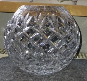 Wazon kryształowy - kula PRL