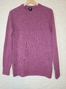 H&M sweter męski fioletowy