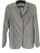 Jil Sander włoski żakiet damski bawełna beż r 34