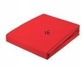 PRZEŚCIERADŁO FROTTE z GUMKĄ 220x200 CZERWONY