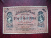 Banknot Niemcy - 500 Marek 1911 r.seria I