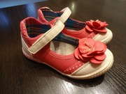 śliczne biało różowe buciki roz. 25