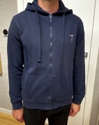 Trussardi bluza rozpinaną granatowa M modna jesień Wygodna