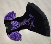 strój czarownica dama dworu czarodziejka zła królowa halloween S M nr 149