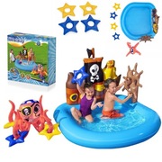 BASEN DLA DZIECI DMUCHANY STATEK PIRACKI 140x130