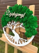 Drzewko z mchem stabilizowanym chrobotkiem 