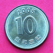 10  Won   2005  r -      Korea Południowa   