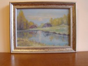 J. Rybczyk Chaty  38x29cm.