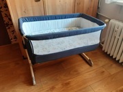 Łóżeczko dziecięce dostawka + materac