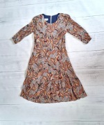 Dzianinowa sukienka maxi SKÓRSKA LETICIA Rozmiar 42 - Nowa