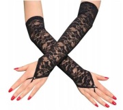 Rękawiczki minetki koronka