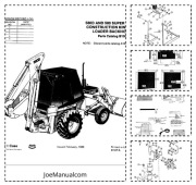 CASE 580 Super D Backhoe Parts Catalog Katalog części, schematu budowy