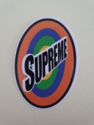 SUPREME Spin Shout Tide Bullseye SS16 naklejka 