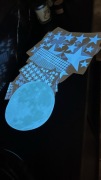 Zestaw naklejek fluorescencyjnych księżyc i gwiazdy