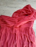 Zara zwiewna sukienka S 36 różowa