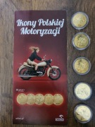 Kolekcja monet polskie motocykle Orlen komplet!