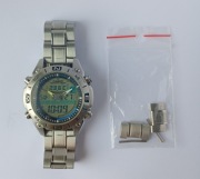Retro Casio AMW-702 ani-digi Fishing gear moon phase thermometer