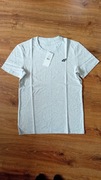 Nowy! Oryginalny 4F T-shirt S jasno szary z małym czarnym logo