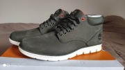 Timberland Bradstreet zielone khaki skórzane sneakersy 43,5 wkładka 28,7cm