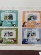Gwinea Bissau 2008 Mi 3808-11 papuga gazela komp 4 x luxblok idealna pozycj