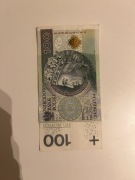 Banknot 100zł seria AA 2012 AA9824144
