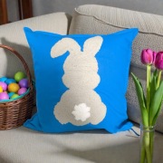 Poszewka+wypełnienie Wielkanoc Zając – Rękodzieło 50x50cm KOLORY DO WYBORU