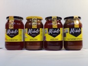 Zestaw miodów 4 x 1200g 