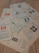 Kartka z kalendarza zdzieraka 1981 - 1985