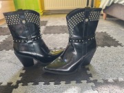 Buty kowbojki ze zdobieniami rozm 38 