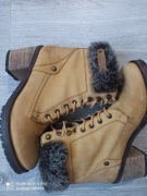 Buty trzewiki skórzane z futerkiem Wrangler 37 240 mm