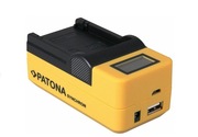 Ładowarka do akumulatorów PATONA Synchron LCD USB do Canon LP-E12