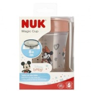 Kubek Niekapek NUK Disney Magic Myszka Minnie 230ml 8m+ Ustnik 360
